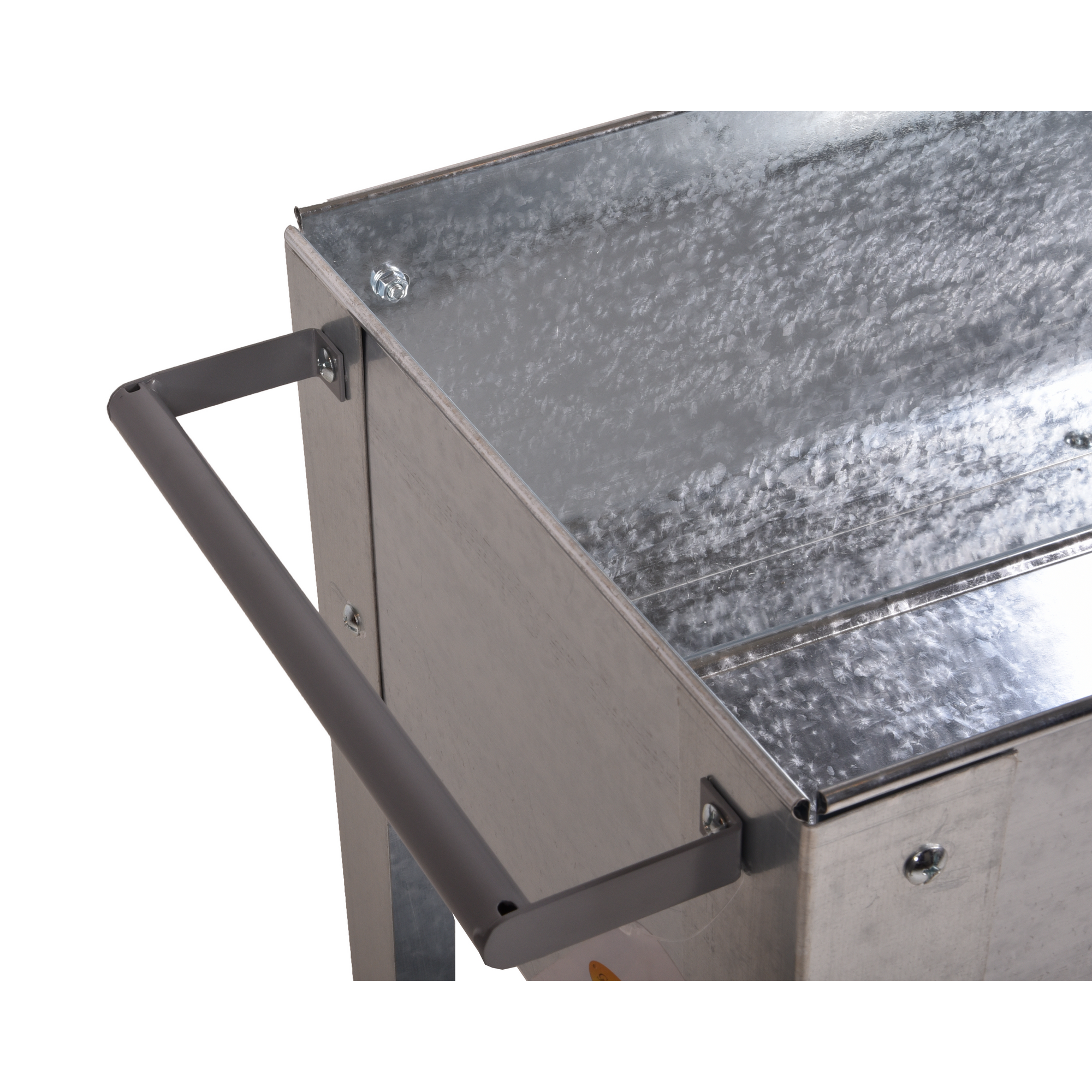 Hochbeet 'Lavandia' Stahlblech silbergrau, schwarz 35 x 80 x 75 cm