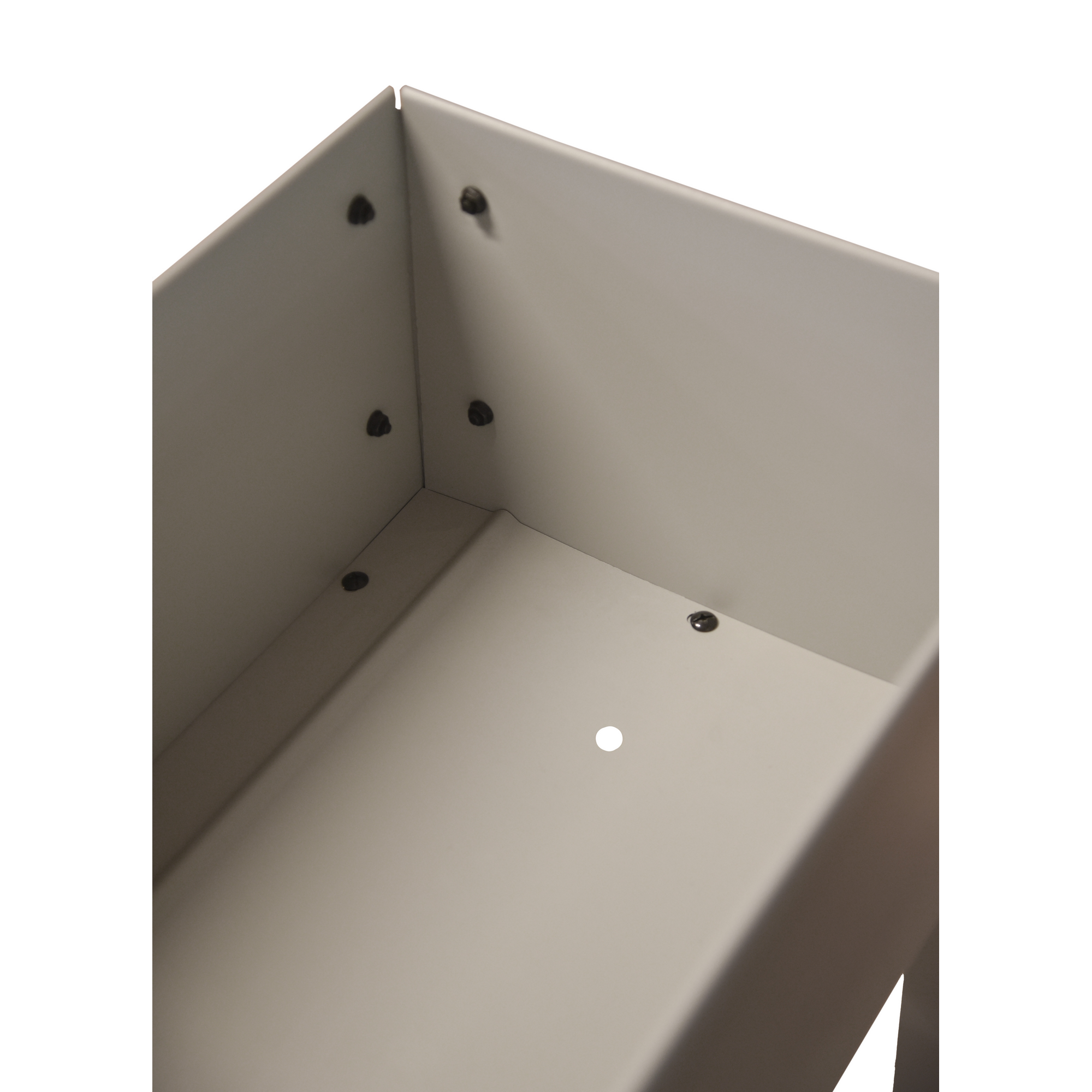 Hochbeet 'Fiora' Stahl hellgrau 35 x 80 x 75 cm