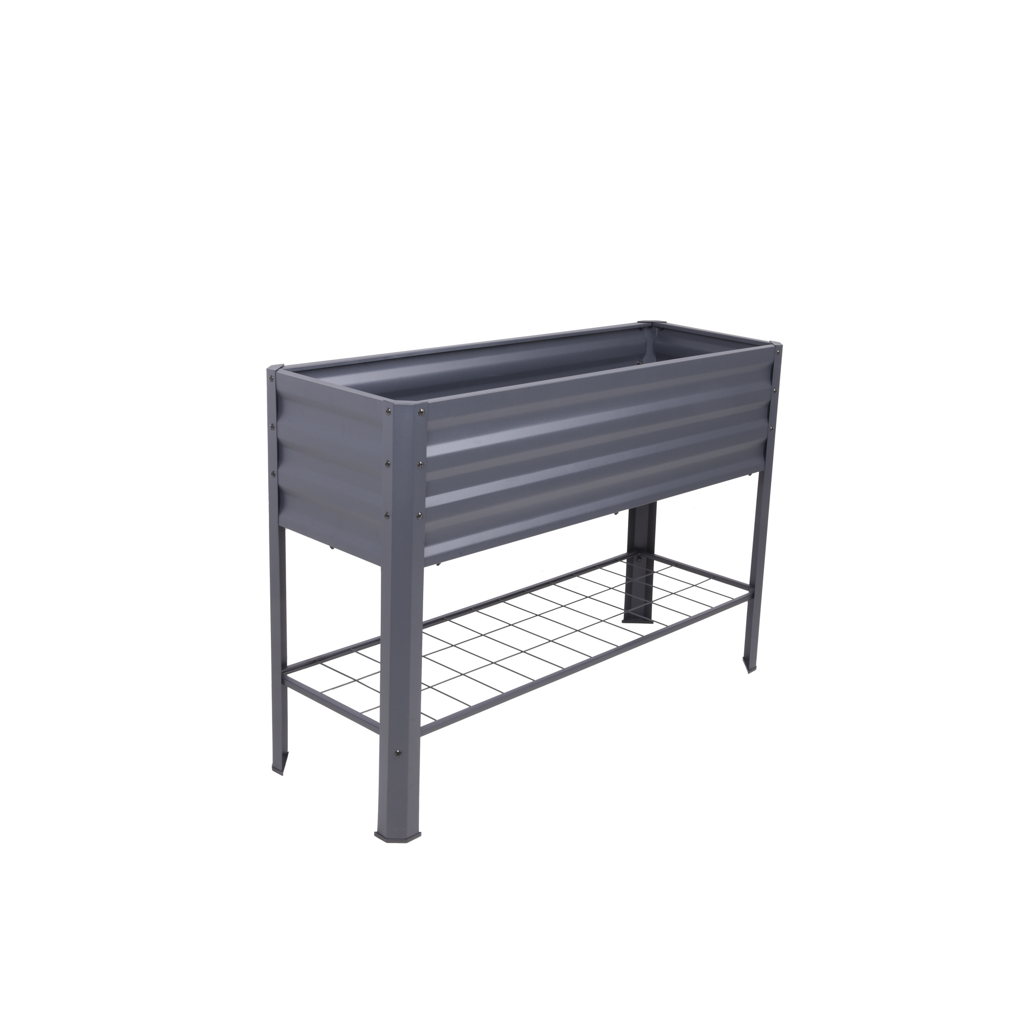 Hochbeet 'Lillia' Stahl anthrazit 41 x 80 x 114 cm