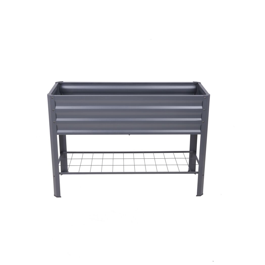 Hochbeet 'Lillia' Stahl anthrazit 41 x 80 x 114 cm
