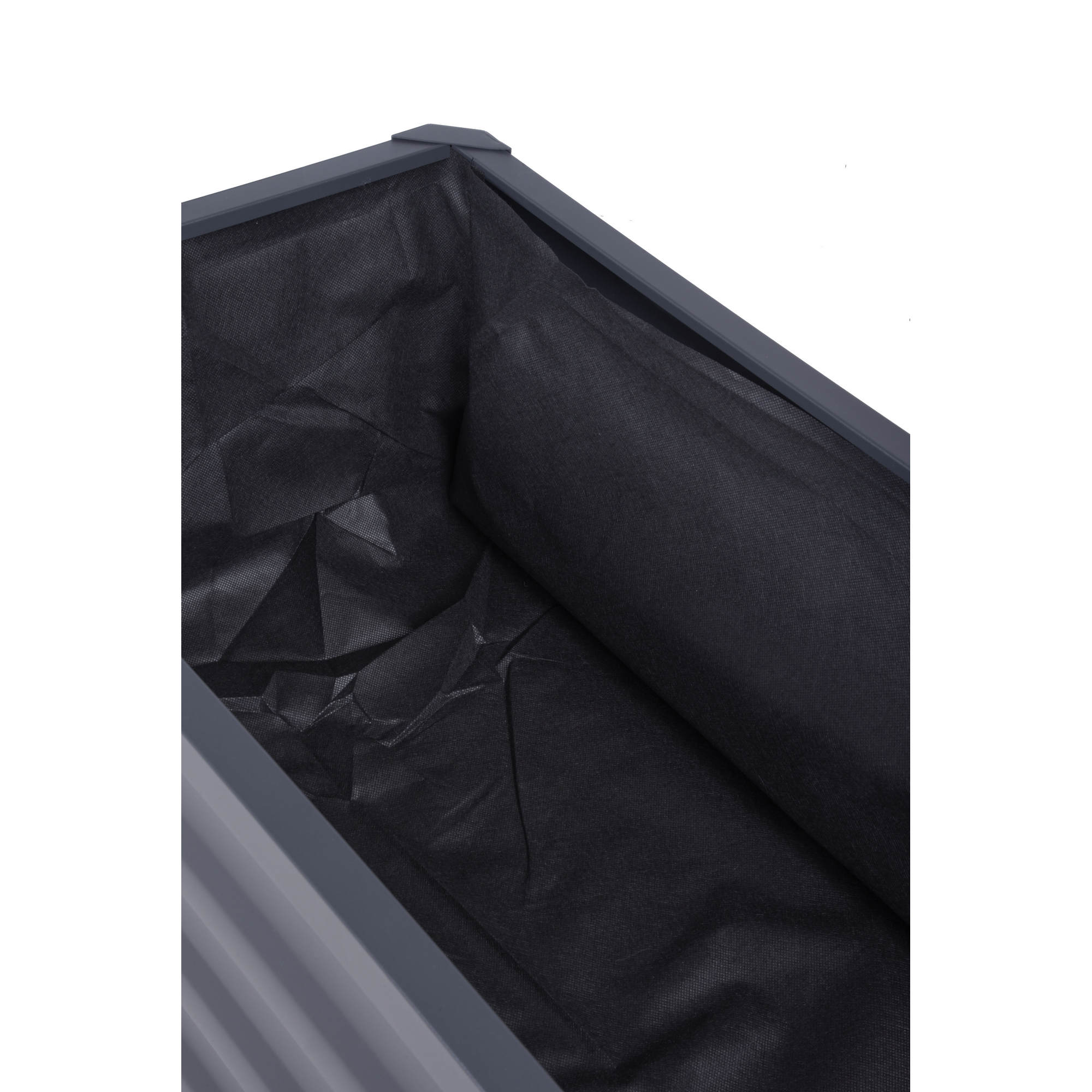 Hochbeet 'Lillia' Stahl anthrazit 41 x 80 x 114 cm