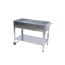 Hochbeet 'Mariegold' Stahl silbern 51,5 x 80 x 101,5 cm
