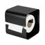 Toilettenpapierhalter 'Turbo-Loc® Lizan' Stahl schwarz