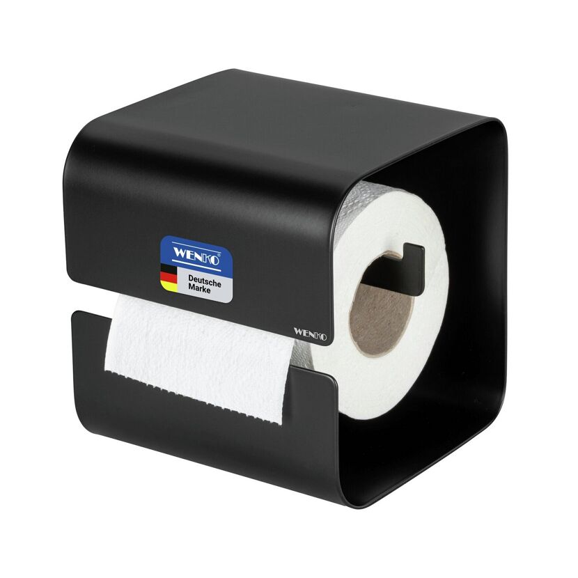 Toilettenpapierhalter 'Turbo-Loc® Lizan' Stahl schwarz
