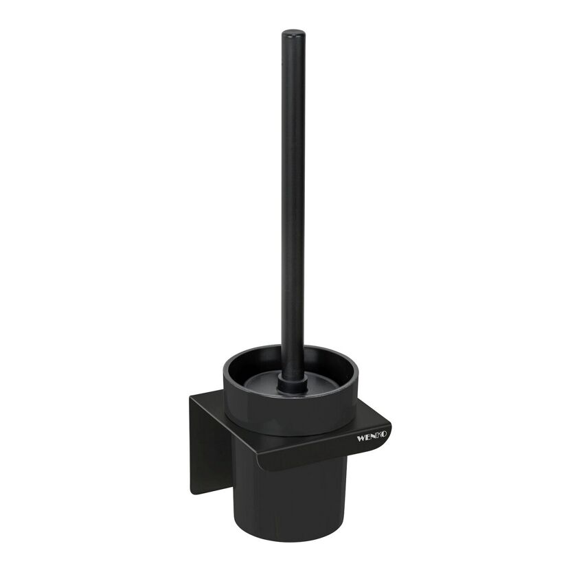 WC-Bürstengarnitur 'Turbo-Loc® Lizan' mit Silikon-Bürstenkopf Stahl schwarz