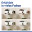 Toilettenpapierhalter 'Turbo-Loc® Lizan' mit Ablage Stahl schwarz