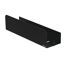 Wandablage 'Lizan' schwarz Edelstahl 30,5 x 8 x 8,5 cm
