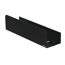 Wandablage 'Lizan' schwarz Edelstahl 30,5 x 8 x 8,5 cm