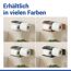 Toilettenpapierhalter 'Turbo-Loc® Lizan' mit Ablage Stahl weiss
