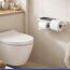 Toilettenpapierhalter 'Turbo-Loc® Lizan' mit Ablage Stahl weiss