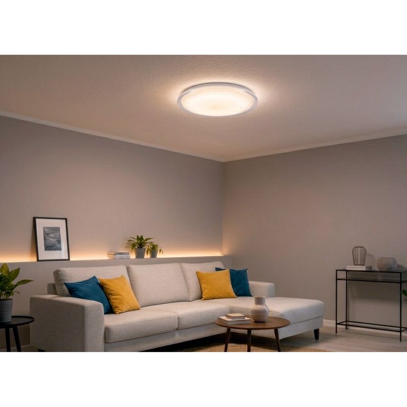 LED-Deckenleuchte 'Lumi' 17,6 W 2400 lm Ø 38 x 7,2 cm RGB CCT