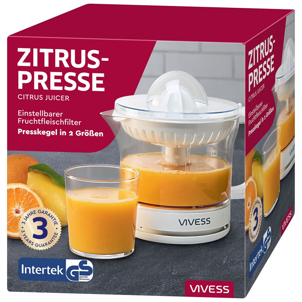 Zitruspresse weiß 60 W