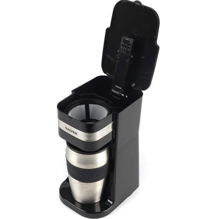 Ein-Tassen-Kaffeemaschine mit Reisebecher 420 ml