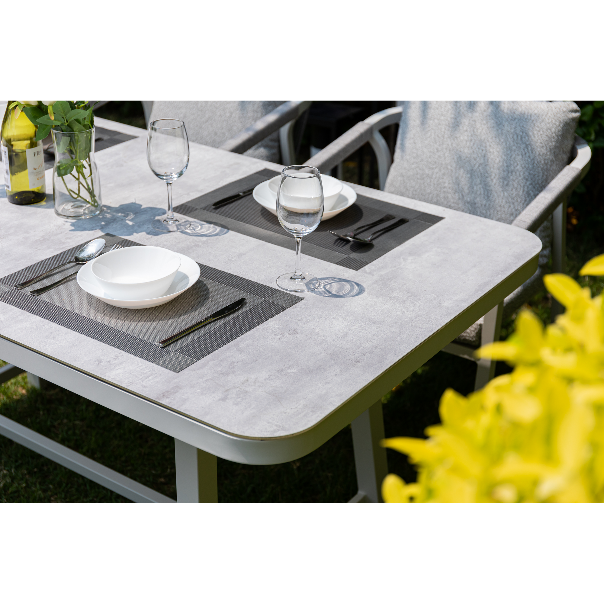 Gartenmöbelset 'Harvey' für 4 Personen Aluminium