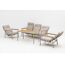 Loungemöbelset 'Move Solea' Aluminium beige 4-teilig