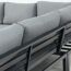 Loungemöbelset 'Miro' Aluminium anthrazit 4-teilig