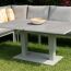 Loungemöbelset 'Solara' Aluminium grau/beige 6-teilig