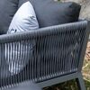 Loungemöbelset 'Namaste' Aluminium anthrazit 5-teilig