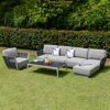 Loungemöbelset 'Marea' Aluminium beige/grau 5-teilig