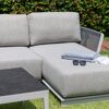 Loungemöbelset 'Marea' Aluminium beige/grau 5-teilig