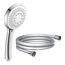 Handbrause-Set 'Torino' chromfarben