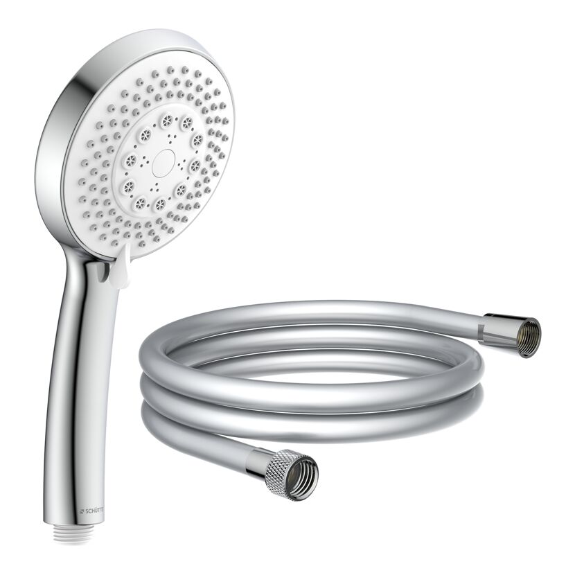 Handbrause-Set 'Torino' chromfarben