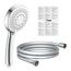 Handbrause-Set 'Torino' chromfarben