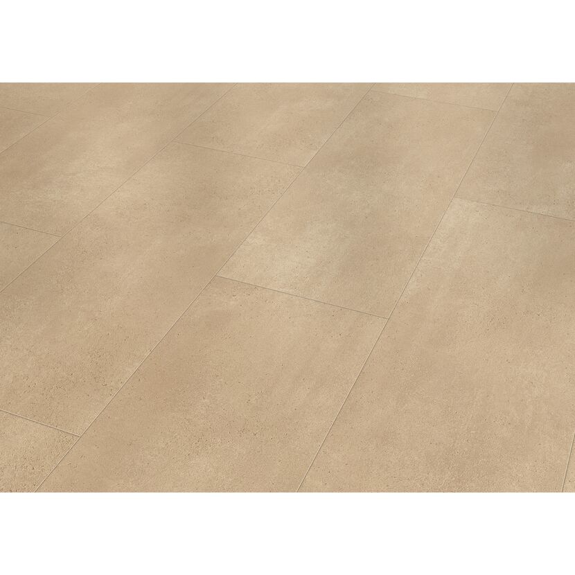 Vinylboden 'HydroClick Fliese WR' beige 6040 x 2800 x 9 mm