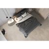 Vinylboden 'HydroClick Fliese WR' betongrau 6040 x 2800 x 9 mm