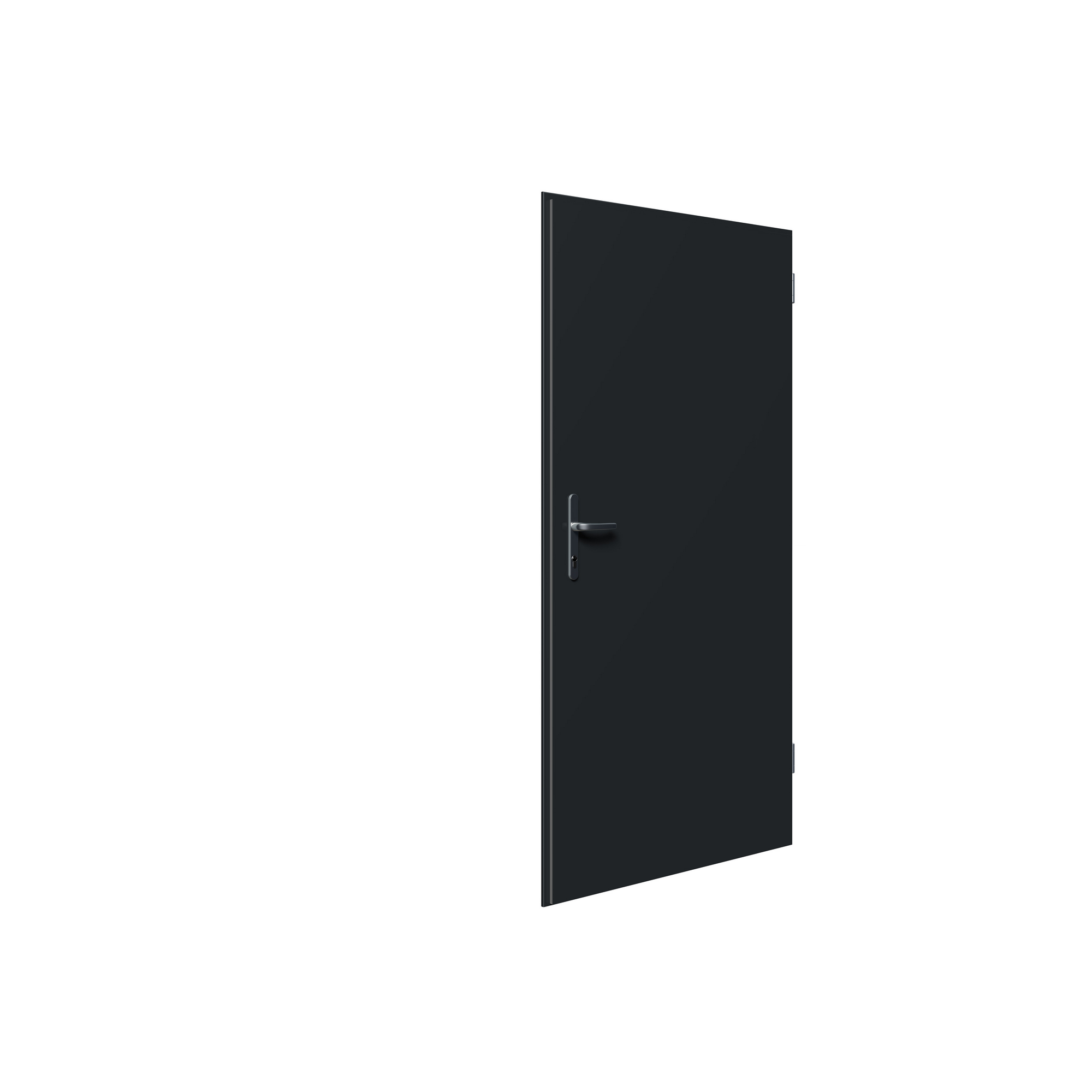 Mehrzwecktür Stahl anthrazit 875 x 2000 mm rechts