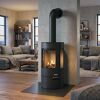 Kaminofen 'Alster Tri' schwarz 11 kW