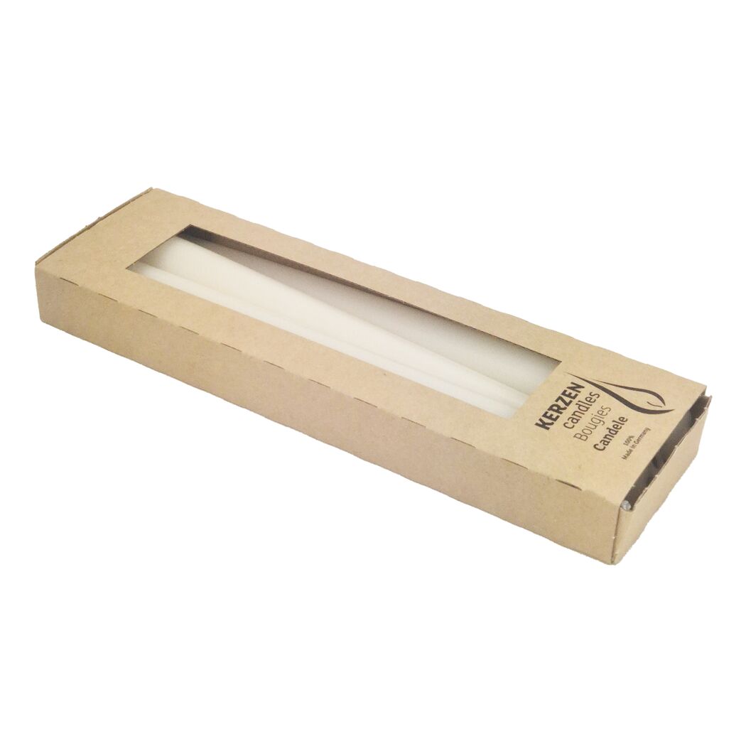 Tafelkerze 'Classic' wollweiß Ø 23 x 250 mm 4 Stück