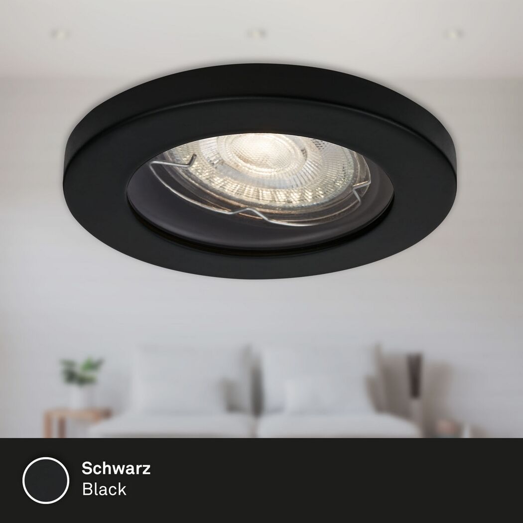 Einbauleuchtenset 'Kowali' 14,7 W 1200 lm warmweiß Ø 6,8 cm 3 Stück