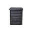 Komposter 'Thermo-Wood' anthrazit-braun 400 l mit Bodengitter, 72 x 72 x 90 cm