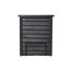 Komposter 'Thermo-Wood' anthrazit-braun 400 l mit Bodengitter, 72 x 72 x 90 cm