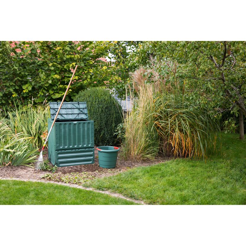 Komposter 'Eco-King' grün 600 l, 80 x 80 x 95 cm