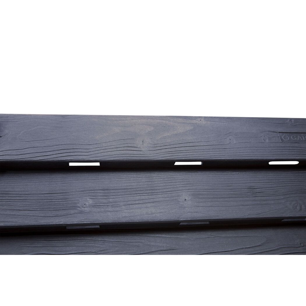 Komposter 'Thermo-Wood' anthrazit-braun 600 l mit Bodengitter, 80 x 80 x 100 cm