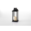 Outdoor-Laterne 'Arcus' schwarz mit LED-Kerze 12,5 x 12,5 x 30 cm