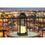 Outdoor-Laterne 'Arcus' schwarz mit LED-Kerze 12,5 x 12,5 x 30 cm