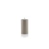 LED-Outdoorkerze 'Niumi' Metall hellgrau Ø 8 x 15 cm