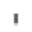 LED-Outdoorkerze 'Niumi' Metall greige Ø 8 x 15 cm