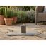 LED-Outdoorkerze 'Niumi' Metall greige Ø 8 x 10 cm