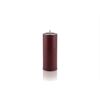 LED-Outdoorkerze 'Niumi' Metall bordeaux Ø 8 x 20 cm