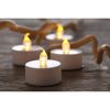 LED-Teelichter 'Nele' weiß Timerfunktion Ø 3,8 x 3,7 cm, 4er-Set