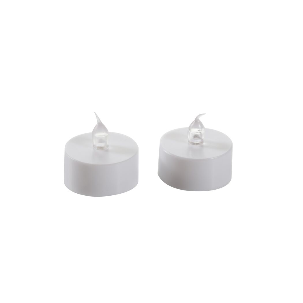 LED-Teelichter 'Nele' weiß Ø 3,8 x 3,5 cm, 24er-Box