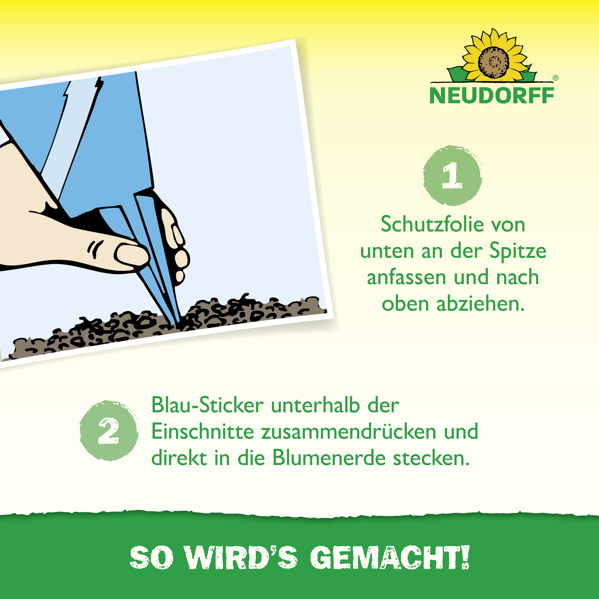 Blau-Sticker Klebefalle 10 Stück