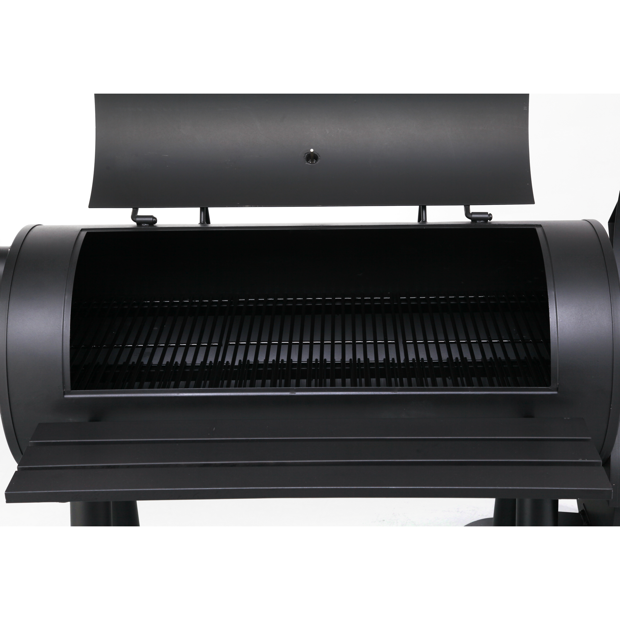 Smoker- und Holzkohlegrill 'Milwaukee' schwarz 171 x 151 x 78,5 cm