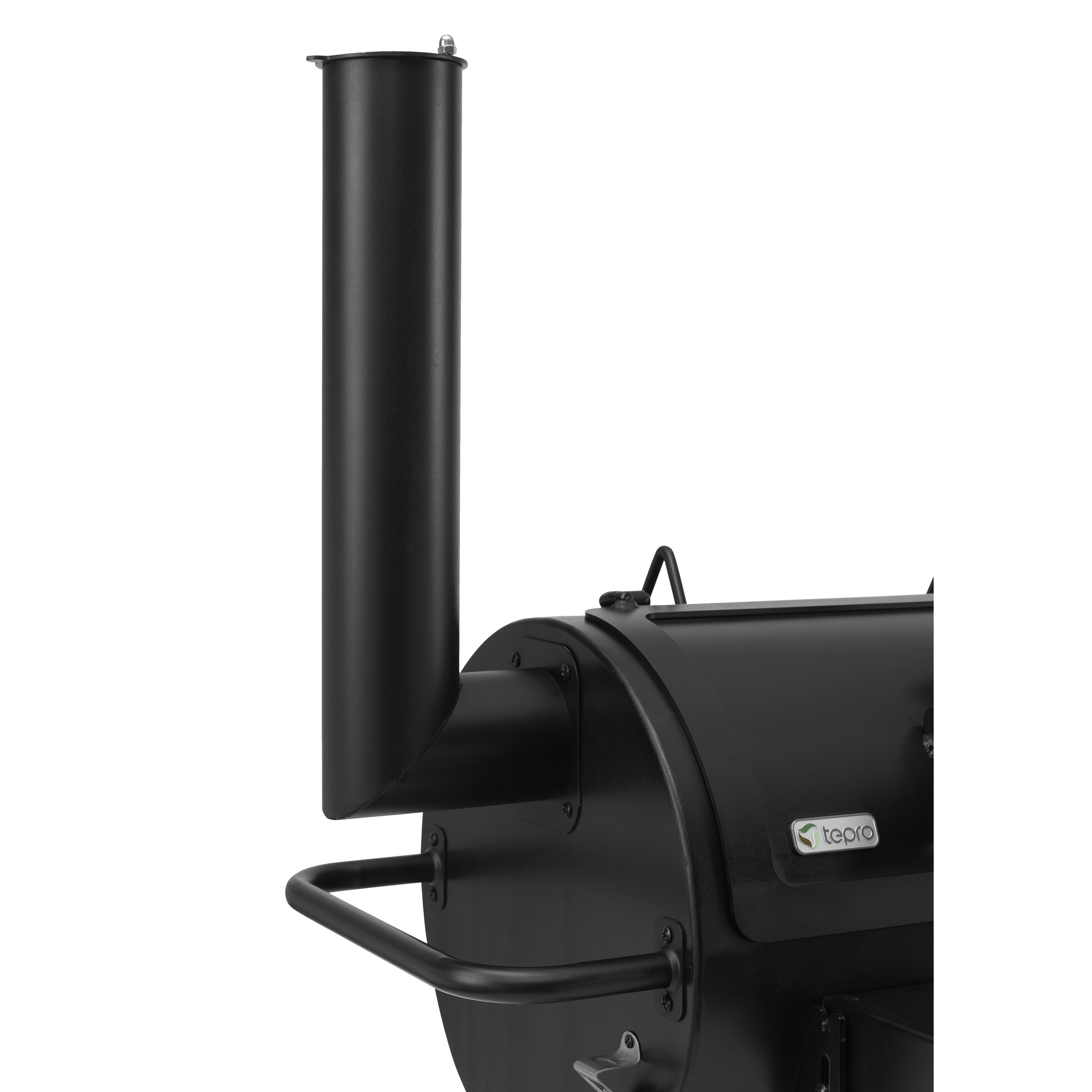 Smoker 'Massiv Indianapolis' schwarz 187 x 153 x 88 cm