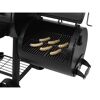 Smoker 'Massiv Indianapolis' schwarz 187 x 153 x 88 cm