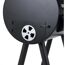 Grillfass 'Berkeley' schwarz 86 x 150 x 79 cm